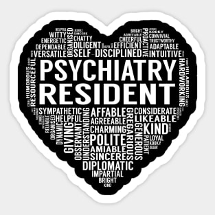 Psychiatry Resident Heart Sticker